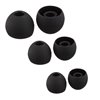 10 GOMMINI RICAMBIO CUFFIE CUFFIA AURICOLARI BLUETOOTH  NERO TAGLIA S