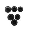10 GOMMINI RICAMBIO CUFFIE CUFFIA AURICOLARI BLUETOOTH  NERO TAGLIA S