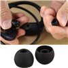10 GOMMINI RICAMBIO CUFFIE CUFFIA AURICOLARI BLUETOOTH  NERO TAGLIA S
