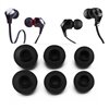 10 GOMMINI RICAMBIO CUFFIE CUFFIA AURICOLARI BLUETOOTH  NERO TAGLIA S