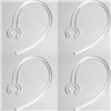 GANCIO ASTA ARCHETTO UNIVERSALE PER AURICOLARE BLUETOOTH 6,5MM 2PZ
