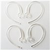 GANCIO ASTA ARCHETTO UNIVERSALE PER AURICOLARE BLUETOOTH 6,5MM 2PZ