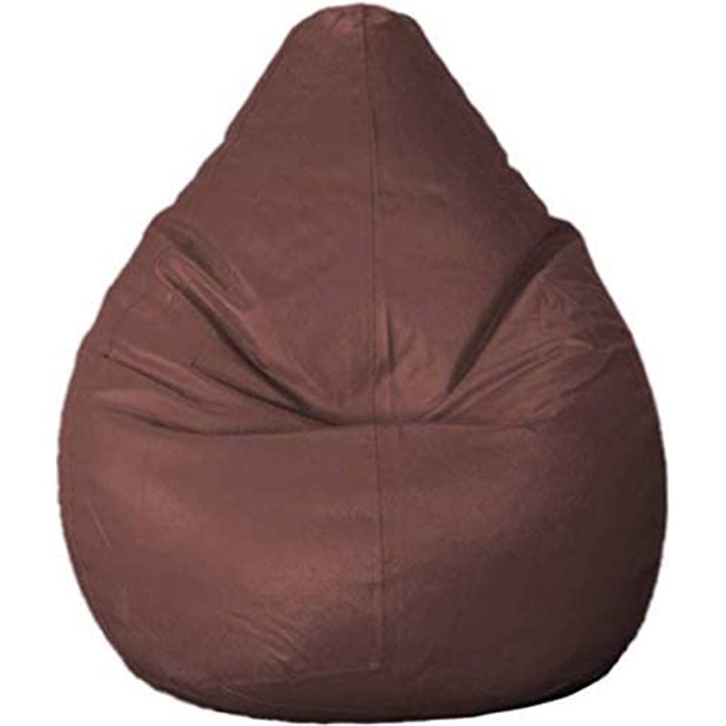 POLTRONA SACCO POUF POUFF PUFF PUF MARRONE MODELLO BIG 80X120cm NUOVO OFFERTA !