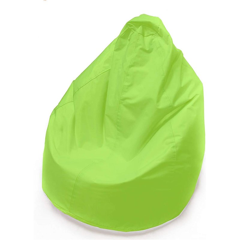 POLTRONA SACCO POUF POUFF PUFF PUF VERDE MODELLO BIG 80X120cm NUOVO OFFERTA !