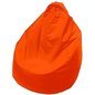 POLTRONA SACCO POUF POUFF PUFF PUF ARANCIO MODELLO PERA 80X120cm NUOVO OFFERTA !
