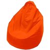 POLTRONA SACCO POUF POUFF PUFF PUF ARANCIO MODELLO PERA 80X120cm NUOVO OFFERTA !