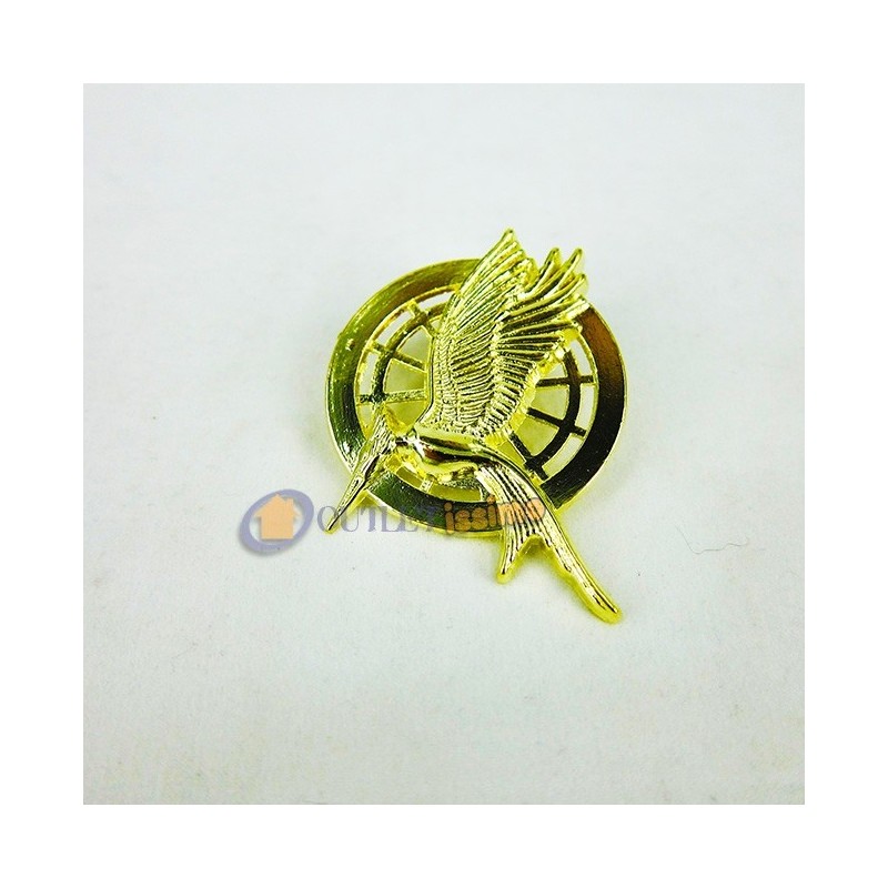 SPILLA PIN HUNGER GAMES KATNISS ORO V2 CATCHING FIRE RAGAZZA DI FUOCO OFFERTA