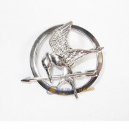 SPILLA PIN HUNGER GAMES TONO ARGENTO GHIANDAIA IMITATRICE OFFERTA