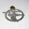 SPILLA PIN HUNGER GAMES TONO ARGENTO GHIANDAIA IMITATRICE OFFERTA
