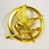 SPILLA PIN HUNGER GAMES TONO ORO GHIANDAIA IMITATRICE ALTA QUALITA' OFFERTA