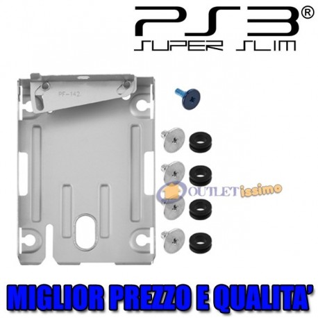SONY PS3 PLAYSTATION 3 CECH-40XX CADDY CASE TRAY SLITTA CONTENITORE COMPLETO