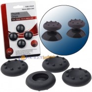 SET GRIP 4 GOMMINI PALLINI STICK ANALOGICO NERI CONTROLLER PS4,PS3,XBOX ONE,360