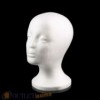 TESTA IN POLISTIROLO BIANCO ESPOSITORE PER PARRUCCA CAPPELLO CASCO