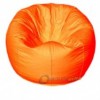POLTRONA SACCO POUF POUFF PUFF PUF ARANCIO MODELLO MEGA 90X135cm NUOVO OFFERTA