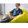 POLTRONA SACCO POUF POUFF PUFF PUF ARANCIO MODELLO MEGA 90X135cm NUOVO OFFERTA