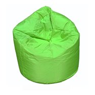 POLTRONA SACCO POUF POUFF PUFF PUF VERDE MODELLO MEGA 90X135cm NUOVO OFFERTA
