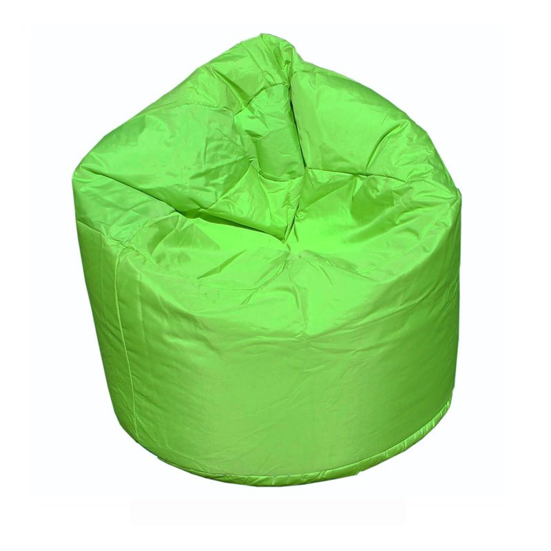 POLTRONA SACCO POUF POUFF PUFF PUF VERDE MODELLO MEGA 90X135cm NUOVO OFFERTA
