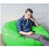 POLTRONA SACCO POUF POUFF PUFF PUF VERDE MODELLO MEGA 90X135cm NUOVO OFFERTA