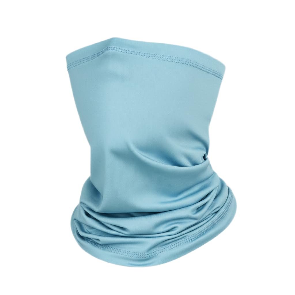 BANDANA SCALDACOLLO CELESTE SOTTO CASCO FASHION MODA MOTO SOFTAIR SCI BICI