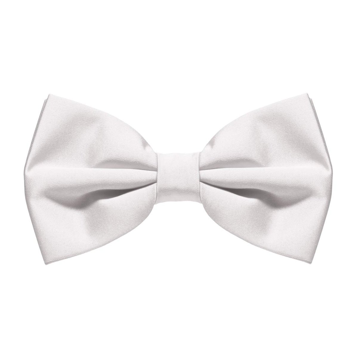 PAPILLON RASO SLIM SOTTILE CRAVATTINO FARFALLINO FARFALLA UOMO DONNA BAMBINO BIANCO