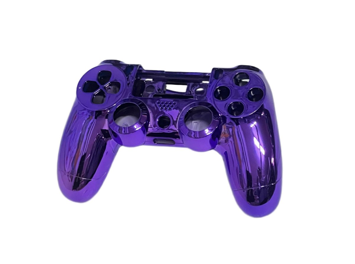 Scocca Completa di Ricambio per Controller PS4 - Compatibile con Versione V2 (JDM-040/050/055) - Viola Chrome [PlayStation 4]