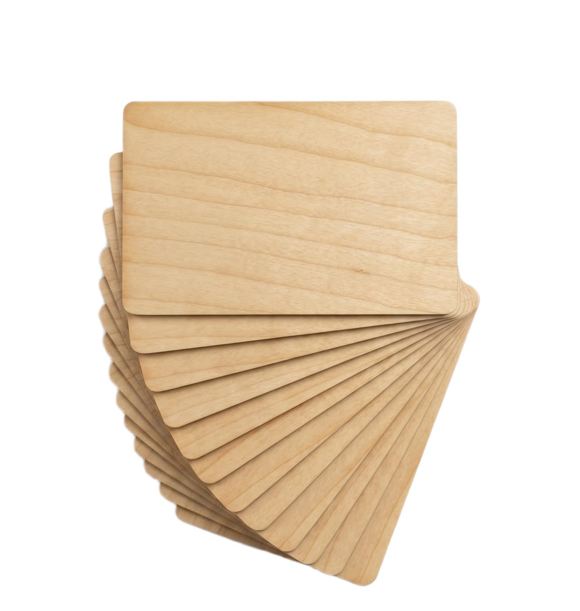 10 Pezzi NTAG216 Schede NFC Legno DI FAGGIO ISO Progammabili Hotel