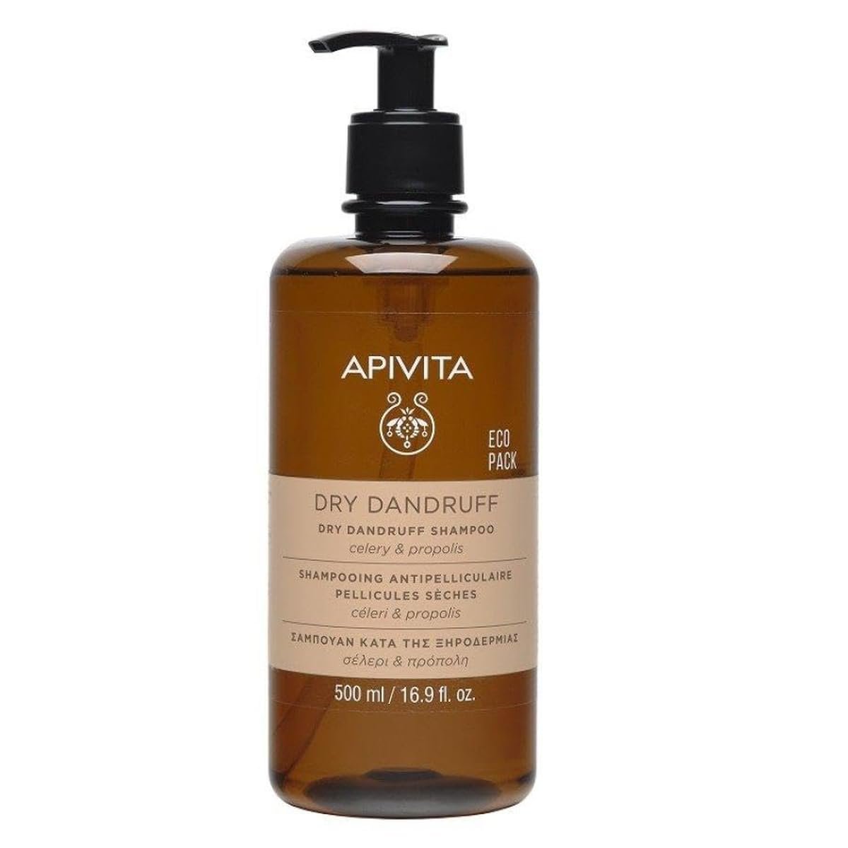 Apivita dandruff relief shampoo dermatologico forfora secca antiprurito 500ml