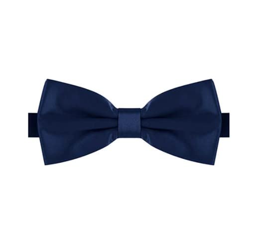 PAPILLON RASO SLIM SOTTILE CRAVATTINO FARFALLINO FARFALLA UOMO DONNA BLU