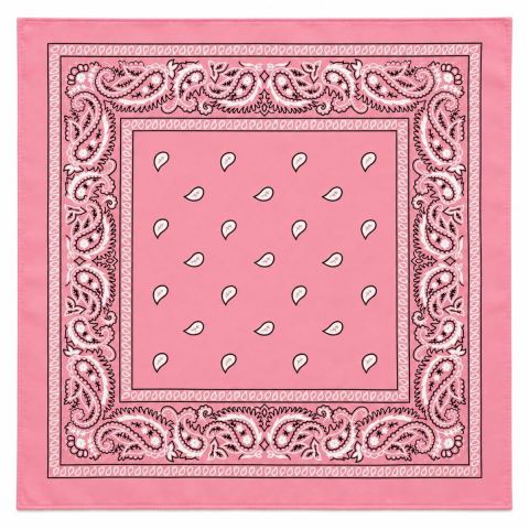 Bandana rosa quadrata paisley pirata fazzoletto sport ciclismo sotto…