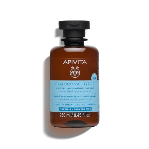 APIVITA Champú Hidratante Cabello Fino Con Ácido Hialurónico, Aloe Y Miele 250 ml